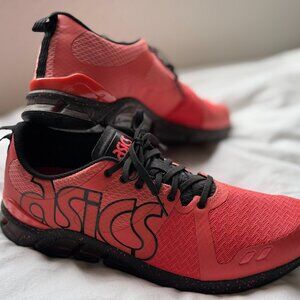 ASICS Men's GEL-Lyte One Eighty Sneaker Size 11 Hot Coral/Black